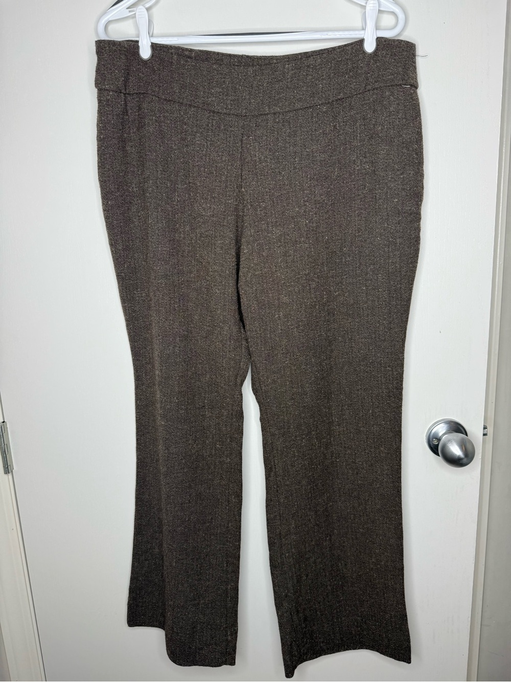 Ricki's Women's Brown Knit Wide-Leg Pants Size 12